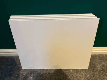 Photo of free 4 IKEA Komplement shelves (Crown Wood RG12) #1