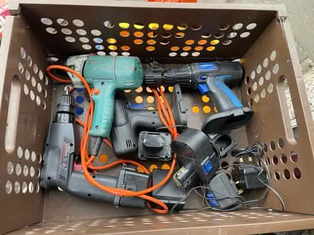 Photo of free Drills & stuff from shed clear out (Tameside SK14) #1
