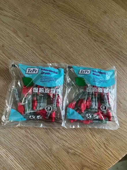 Photo of free 2 bags TePe interdental brushes red (Hanwell) #1