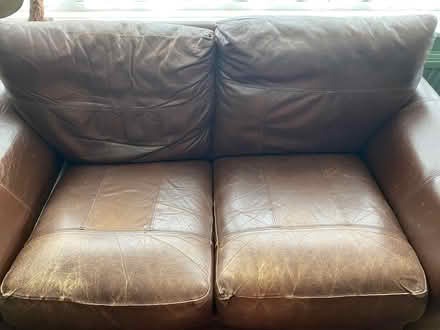 Photo of free Leather Preloved 2 Seater Sofa (Headingley LS4) #2