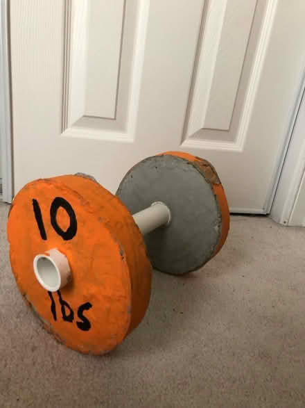 Photo of free DIY dumbbell (10 lbs) (Germantown) #1