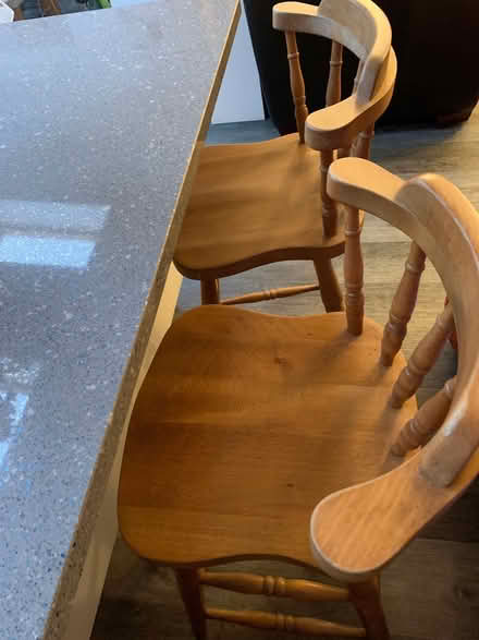 Photo of free 2 high breakfast chairs (Putney SW15) #1