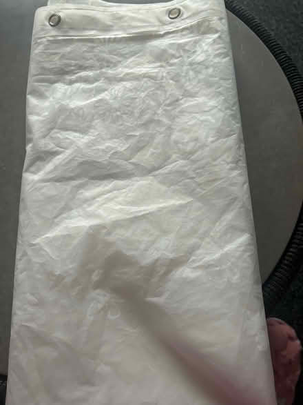 Photo of free Shower curtain with plastic hooks (E3) #4