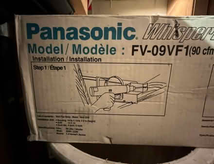 Photo of free Panasonic Unused exhaust fan (Tribeca) #4