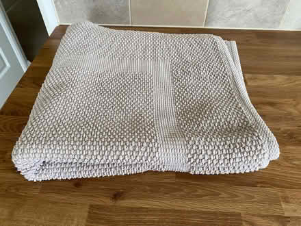 Photo of free Large Beige Bath Mat L130 cms x W73 cms (Bassingham LN5) #1