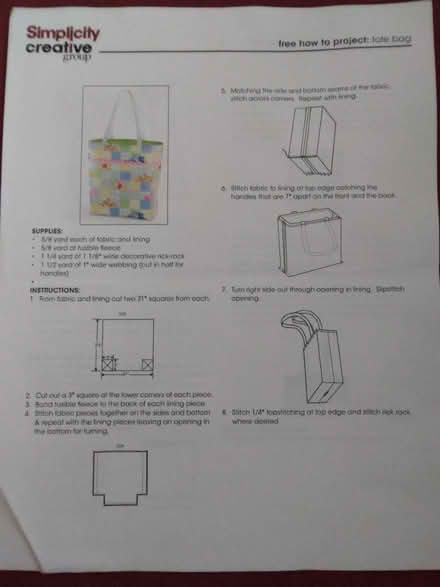 Photo of free Simplicity Sewing Projects (Cheverly, MD) #2