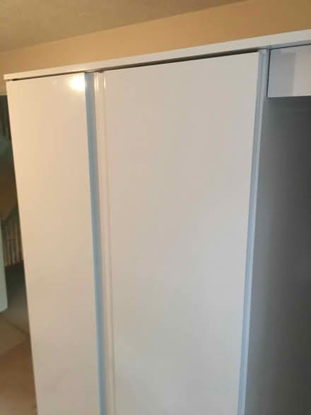 Photo of free White flat packed wardrobe (Hanwell Fields OX16) #3