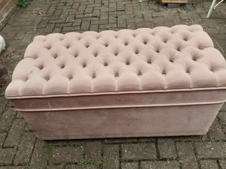 Photo of free Padded linen box (Northcourt OX14) #2