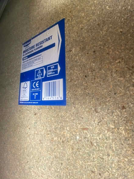 Photo of free Chipboard Flooring Offcut 166cm (65") x 62cm (24") (Meppershall SG17) #2