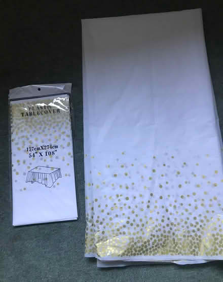 Photo of free Plastic table covers (Windermere LA23) #1
