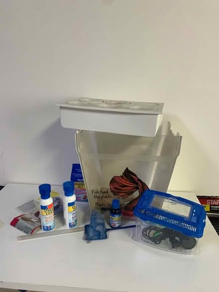 Photo of free plastic fish tank and accessories (Tribeca) #2