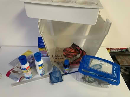 Photo of free plastic fish tank and accessories (Tribeca) #1