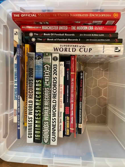 Photo of free Mixed box of sports books (Snitterfield, CV37) #1