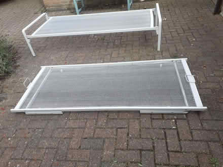 Photo of free Pair of metal beds (Northcourt OX14) #1
