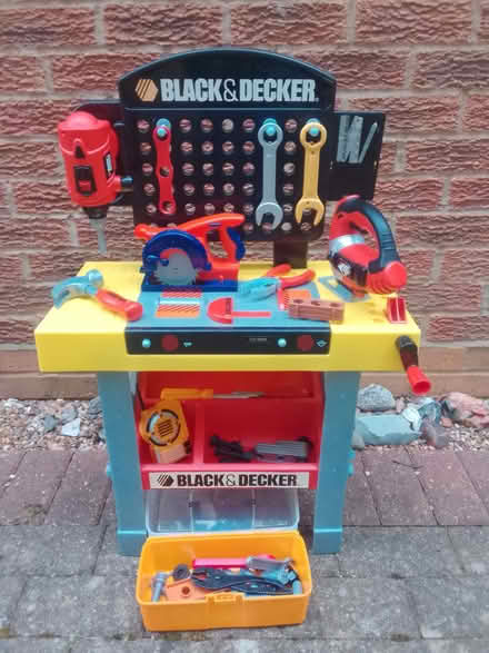 Photo of free Toy work bench with lots of accessories (Woodley RG5) #1