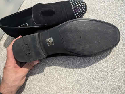 Photo of free Men black shoes size 10 (CV6) #4