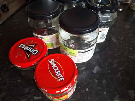 Photo of free Empty Jam Jars x 6 (Staines) #1