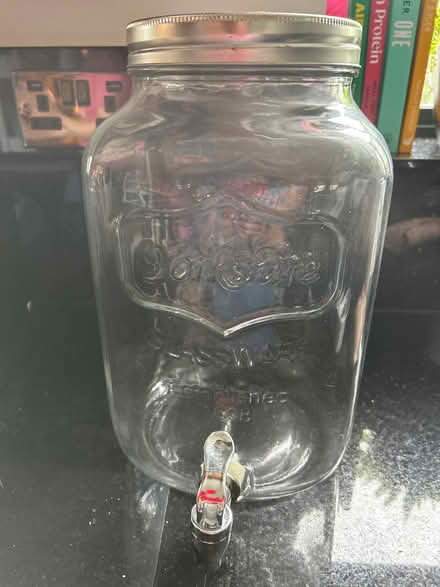 Photo of free Large glass drinks dispenser (Moss Side PR26) #1