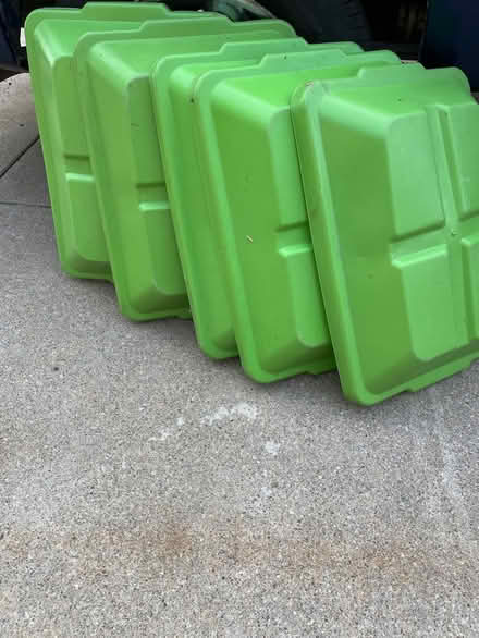 Photo of free Recycle bin lids (5) (Farmington Hills)