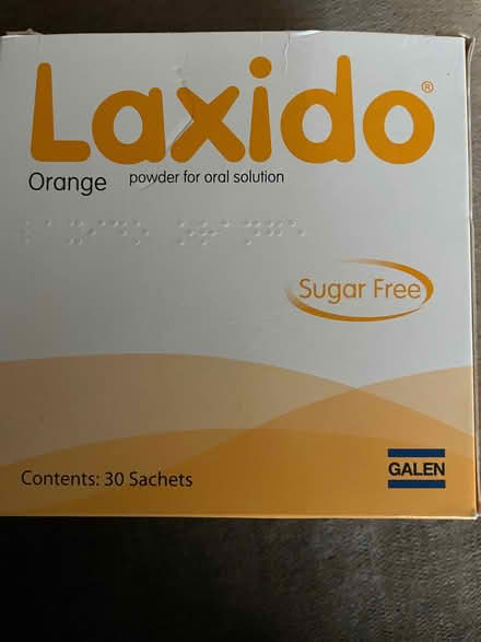 Photo of free Almost full box of Laxido expired 06/23 (Finchampstead RG40) #1
