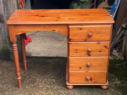 Photo of free Small pine desk / dressing table (Meifod SY21) #1