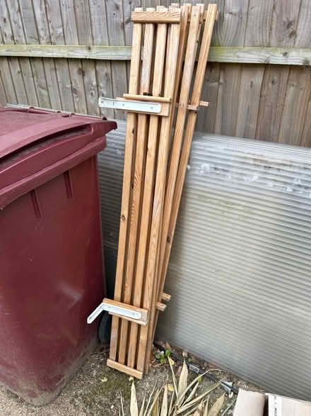 Photo of free 4 wooden shelves (Reading University RG6) #1