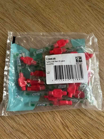 Photo of free 2 bags TePe interdental brushes red (Hanwell) #3