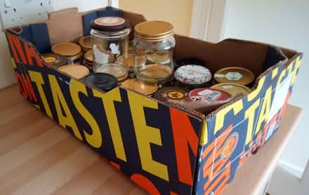Photo of free Box of 20 jam jars (Leominster HR6) #1