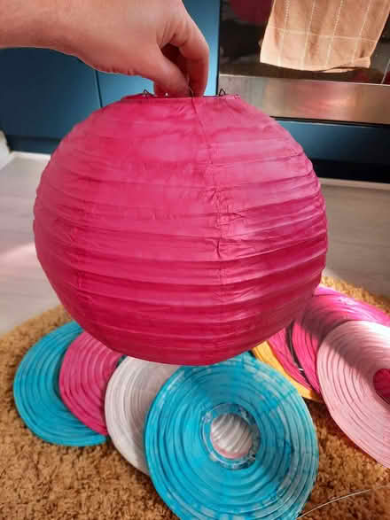 Photo of free Colourful Paper Hanging Lanterns (EH17 Gilmerton) #2