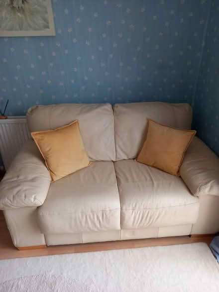 Photo of free Leather two seater couch (Oakley RG23) #1