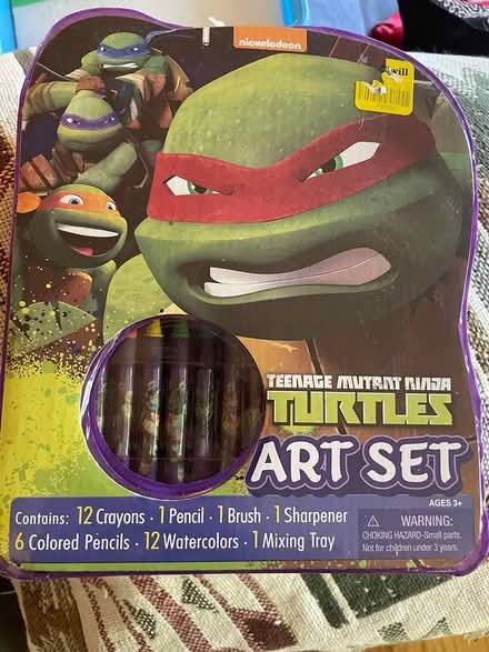 Photo of free ninja turtles art set - new (Wedgwood) #1