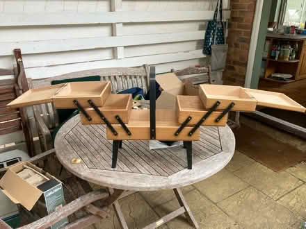 Photo of free Wooden expandable sewing box (Little Kingshill HP16) #3