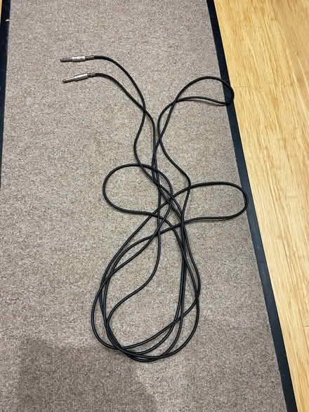 Photo of free 6 metre Audio/ guitar Cables (Spares or repairs). (Fulham SW6) #1