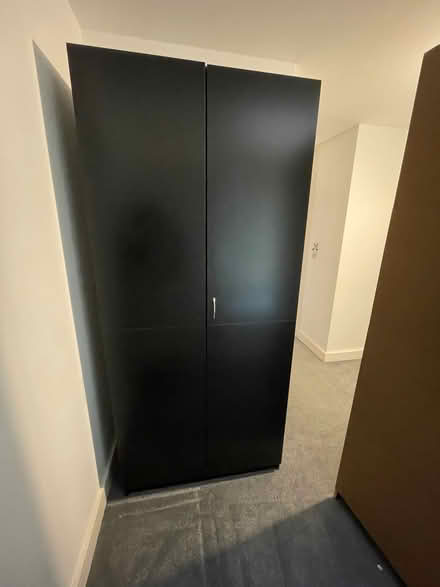 Photo of free 2 Black Wardrobes (Swan Village B70) #3