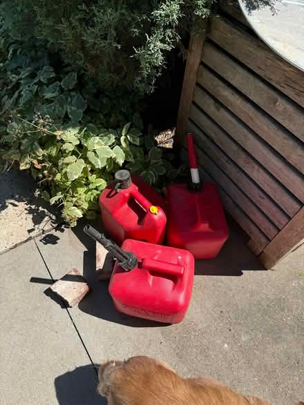 Photo of free cinder blocks and gas cans (Bryn Mawr Minneapolis) #2