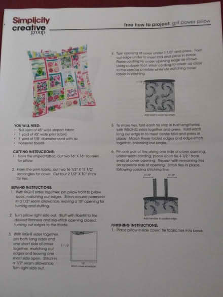 Photo of free Simplicity Sewing Projects (Cheverly, MD) #3
