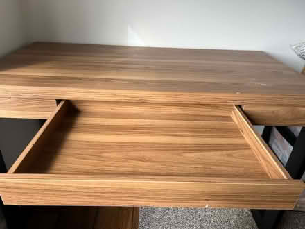 Photo of free Wooden top desk (South Cerney) #4