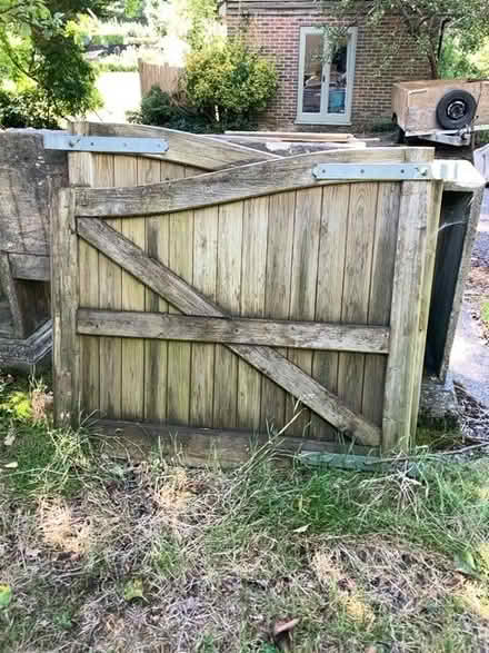 Photo of free Pair of wooden gates (Maresfield Park TN22) #1