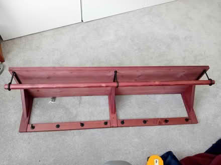 Photo of free Coat hook rack and shelf (AB22) #3