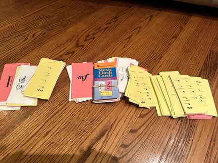 Photo of free Hal Leonard music flashcards (North Los Altos) #1