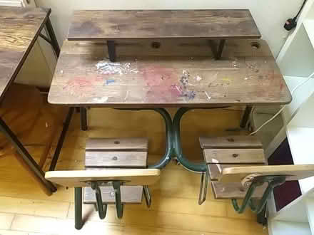 Photo of free Old school desk (Thornton Heath CR7) #2