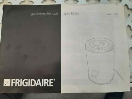 Photo of free Frigidaire spin dryer 2800 r.p.m (Streatham SW16) #3