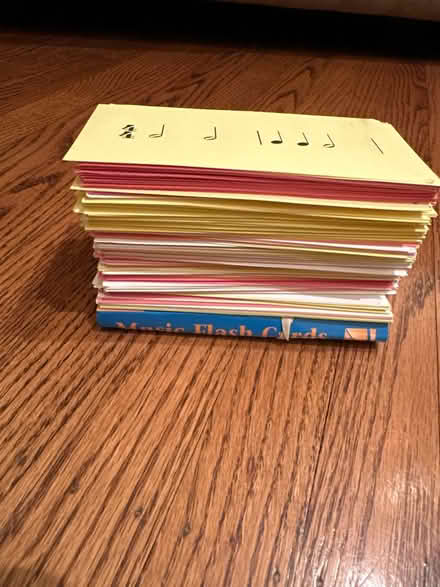Photo of free Hal Leonard music flashcards (North Los Altos) #2