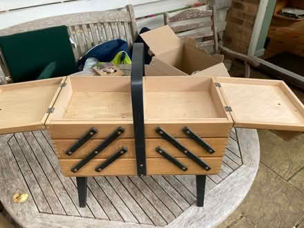 Photo of free Wooden expandable sewing box (Little Kingshill HP16) #2