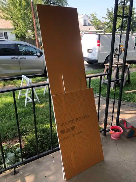 Photo of free Kerdi Board leftover pieces (Sherman Ave & Burck St) #1