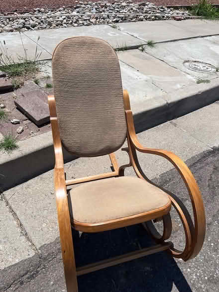 Photo of free Wood Rocking Chair (Tramway/Copper) #1
