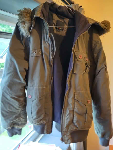 Photo of free Coat with fake fur trimmed hood (Northern Moor M23) #1
