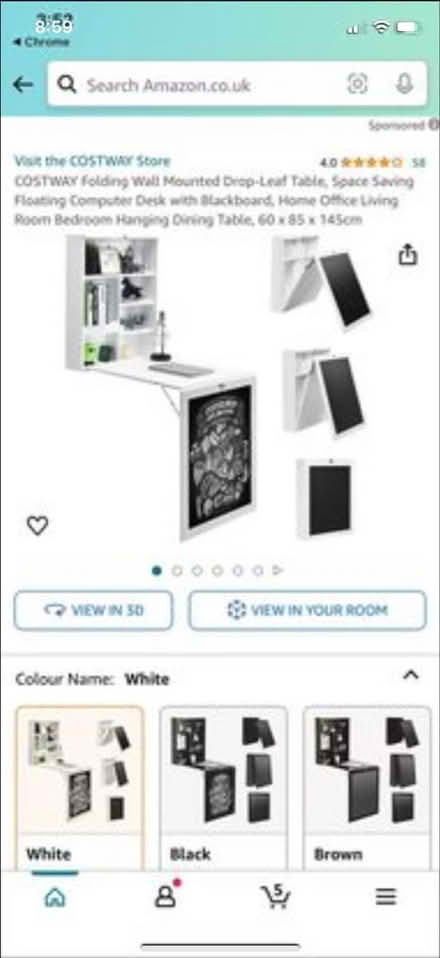 Photo of free Drop down desk - space saving (Kendal LA9) #1