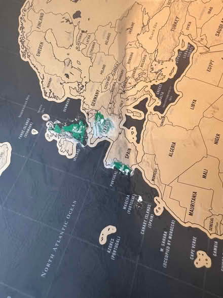 Photo of free Lightly used scratch map (Seaside BN23) #1