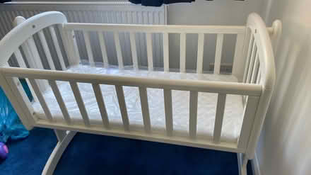 Photo of free Swinging Crib with New Mattress (Crowthorne RG45) #1